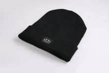 Laden Sie das Bild in den Galerie-Viewer, Cuffed Beanie Happy black