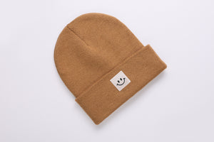 Cuffed Beanie Happy caramel