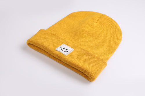 Cuffed Beanie Happy mustard
