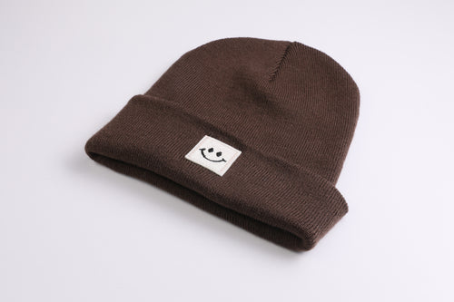 Cuffed Beanie Happy brown