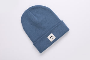 Cuffed Beanie Happy air blue