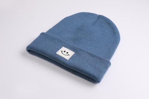 Cuffed Beanie Happy air blue