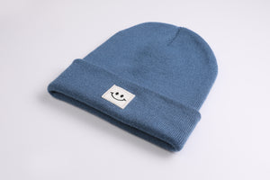 Cuffed Beanie Happy air blue