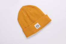 Laden Sie das Bild in den Galerie-Viewer, Cotton Beanie Happy mustard