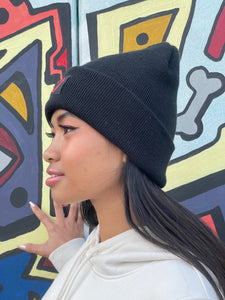 Cuffed Beanie Crazy black
